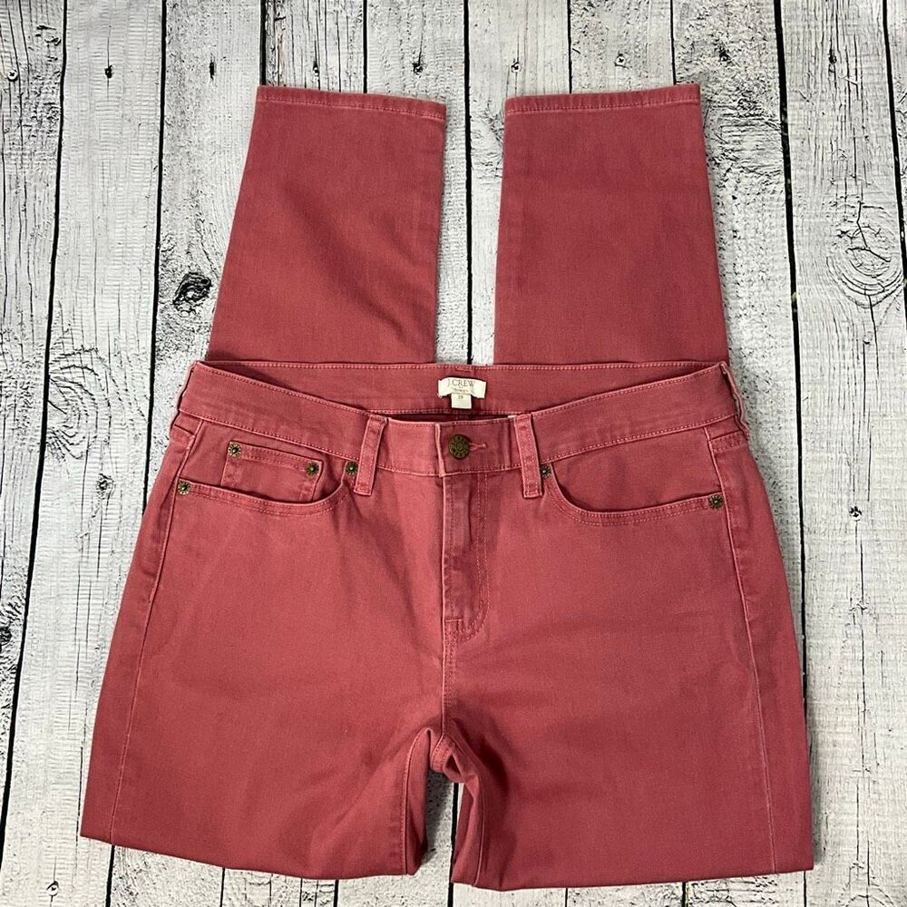 J. CREW Pink Skinny Jeans